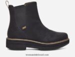 chelsea médio feminino X88NTZ133 preto Teva