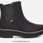 chelsea médio feminino X88NTZ133 preto Teva