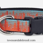 coleira unissex 19mm X88NTZ215 atmosfera cenoura/miragem azul Teva