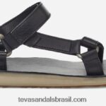 couro universal feminino original X88NTZ84 preto Teva