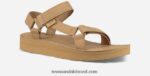 feminino midform universal em couro X88NTZ77 areia do deserto Teva - Image 2