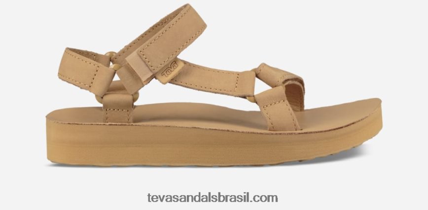 feminino midform universal em couro X88NTZ77 areia do deserto Teva - Image 1