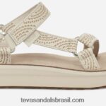 feminino midform universal geométrico X88NTZ75 Cisne Branco Teva