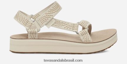 feminino midform universal geométrico X88NTZ75 Cisne Branco Teva