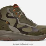 geotrecca masculina mid X88NTZ293 azeitona escura/taupe do deserto Teva