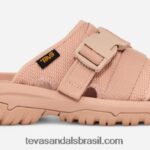 hurricane verge slide feminino X88NTZ36 açúcar mascavo Teva