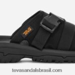 hurricane verge slide masculino X88NTZ249 preto Teva
