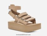 mulher flatform mevia couro X88NTZ79 incenso Teva - Image 2