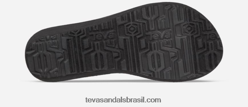 mush mandalyn wedge feminino ola 2 X88NTZ59 agave preto metálico Teva - Image 5