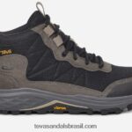 ridgeview masculino mid X88NTZ409 cinzento Preto Teva