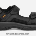 sandália langdon masculina X88NTZ390 verdadeiro Preto Teva