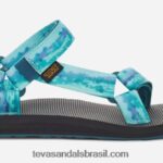 tie-dye universal original feminino X88NTZ130 sorvete de coral azul Teva