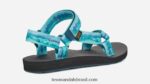 tie-dye universal original feminino X88NTZ130 sorvete de coral azul Teva - Image 4