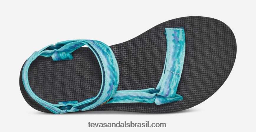 tie-dye universal original feminino X88NTZ130 sorvete de coral azul Teva - Image 5