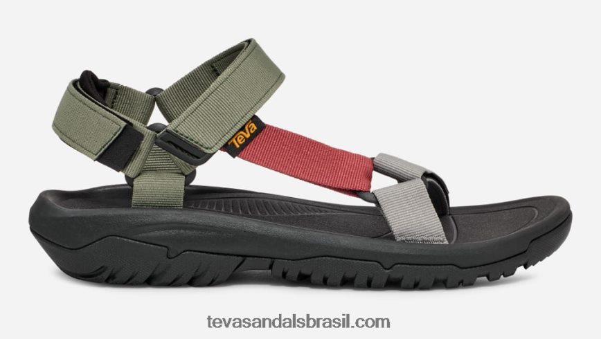 todos os gêneros furacão xlt2 X88NTZ229 olivina/tijolo vermelho multi Teva - Image 1
