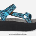 universal flatform feminino X88NTZ48 bandana aquário Teva