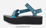 universal flatform feminino X88NTZ48 bandana aquário Teva - Image 3