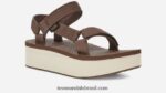 universal flatform feminino X88NTZ52 marrom/bétula Teva - Image 2