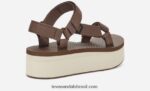 universal flatform feminino X88NTZ52 marrom/bétula Teva - Image 4