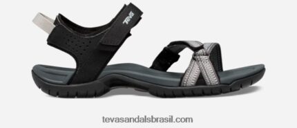 verra feminina X88NTZ70 antigo preto multi Teva