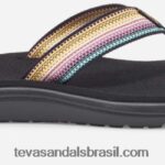 voya flip feminino X88NTZ54 antigo preto multi Teva