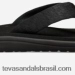 voya flip masculino X88NTZ268 tijolo preto Teva